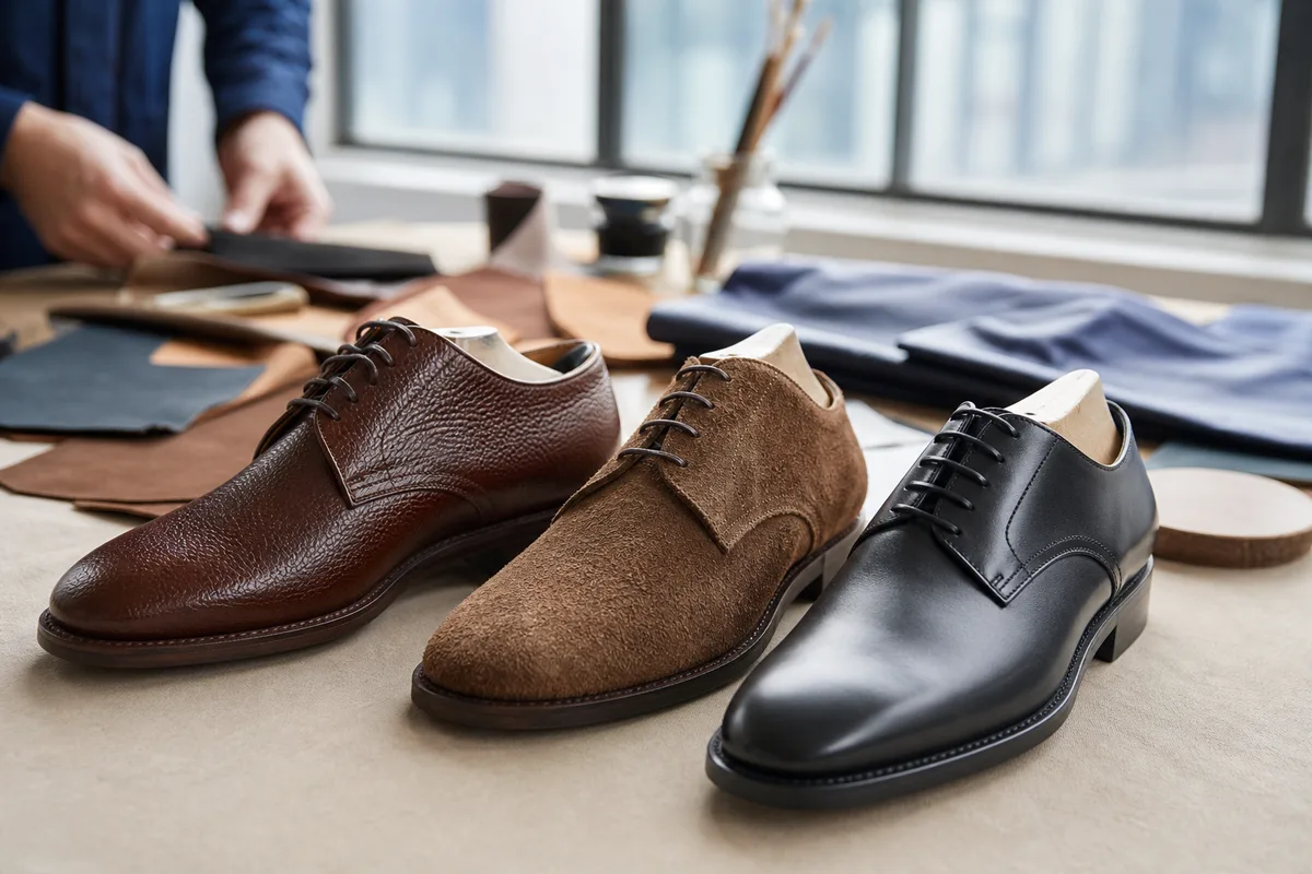Lederschuhe erkennen: Narbenleder, Spaltleder und Beschichtung