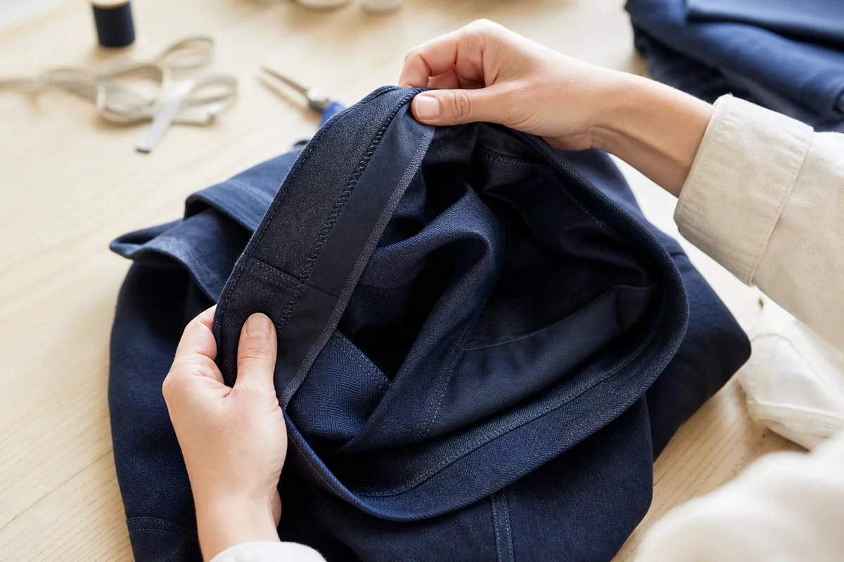 Nähte prüfen: die Verarbeitung, die den Preis erklärt